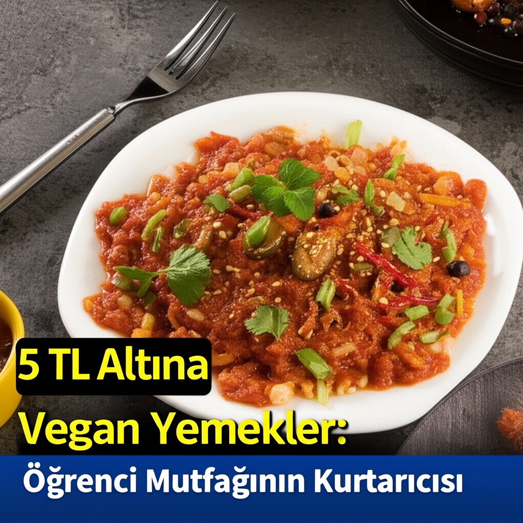 5 TL Altına Vegan Yemekler: Öğrenci Mutfağının Kurtarıcısı