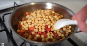 Breakfast Frittata Sauce Chickpeas