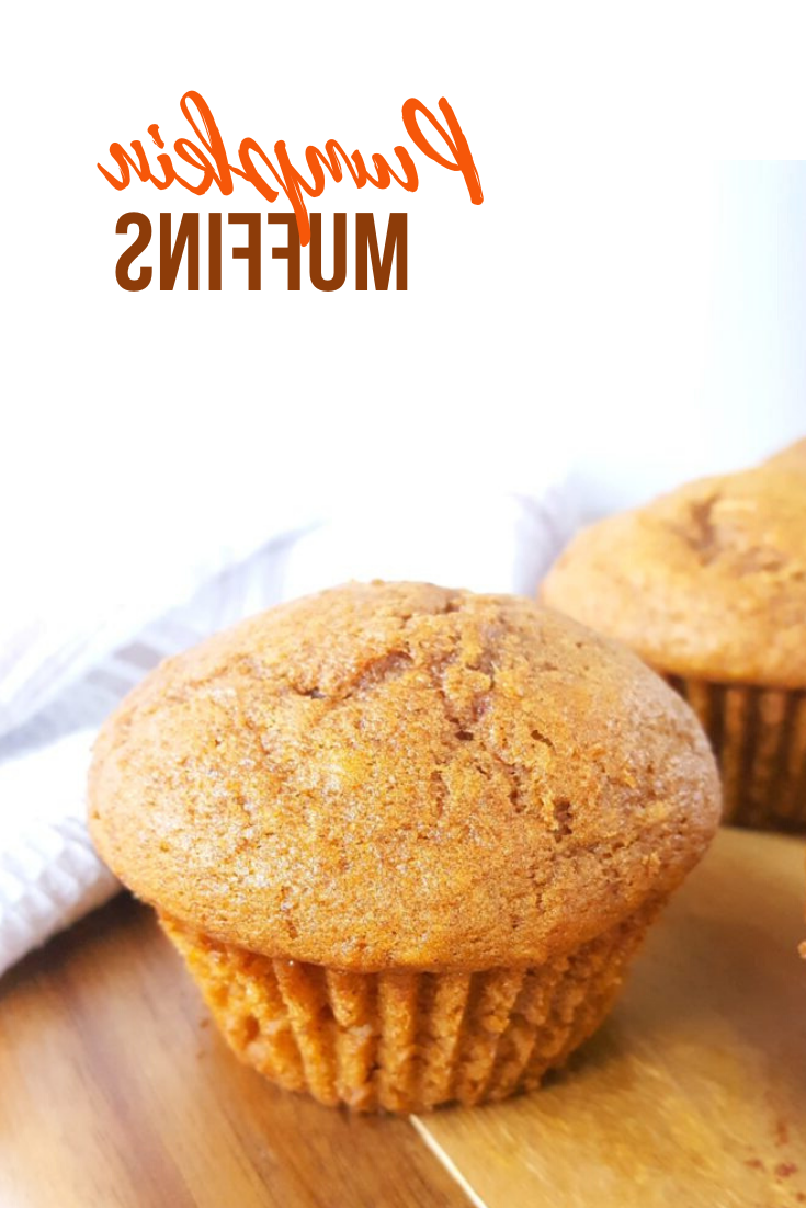 Basic Pumpkin Muffin Recipe - Easy, simple ingredients, dairy-free, one bowl, no mixer needed. These moist, soft, & fluffy pumpkin muffins are the best I've ever had! | Beat Bake Eat