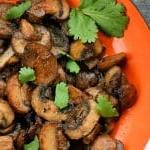 24bite: Baby Bella Mushrooms Sauteed in Butter