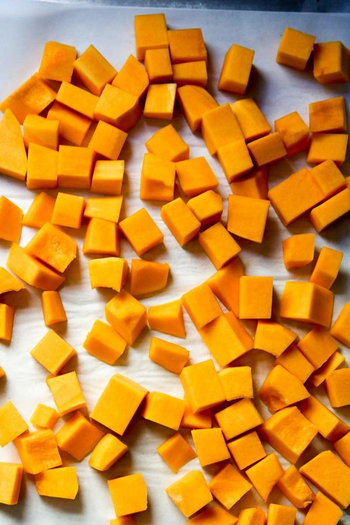 cubed butternut squash