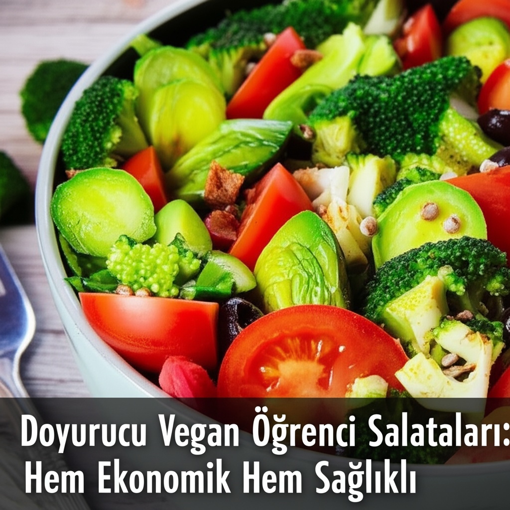 Doyurucu Vegan Öğrenci Salataları: Hem Ekonomik Hem Sağlıklı
