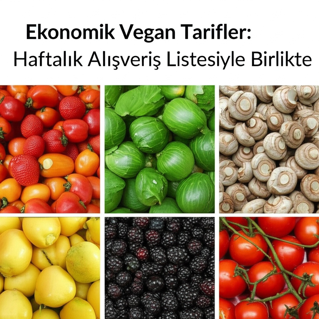 Ekonomik Vegan Tarifler: Haftalık Alışveriş Listesiyle Birlikte