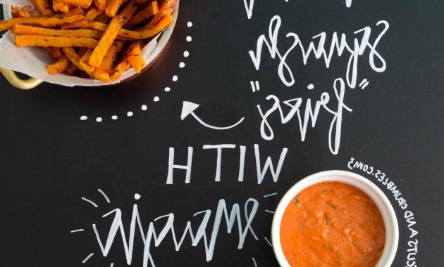 Butternut Squash “Frites” ile Sihirli Sos