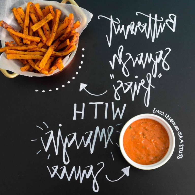 Butternut Squash “Frites” ile Sihirli Sos