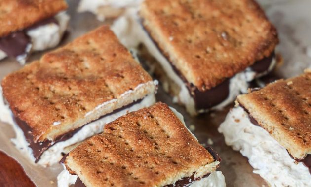 Dondurulmuş s’mores (yüksek protein)