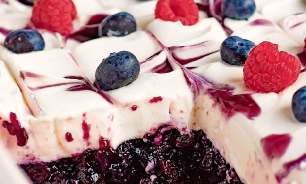 Blueberry Jello Salatı