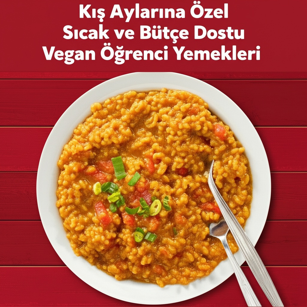 Kış Aylarına Özel Sıcak ve Bütçe Dostu Vegan Öğrenci Yemekleri