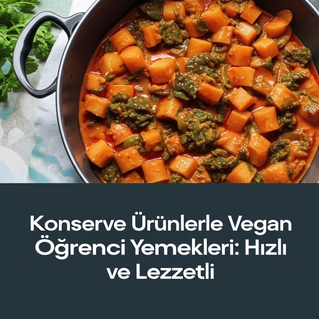 Konserve Ürünlerle Vegan Öğrenci Yemekleri: Hızlı ve Lezzetli