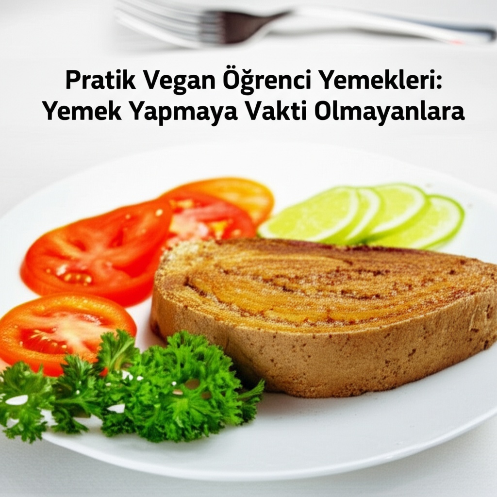 Pratik Vegan Öğrenci Yemekleri: Yemek Yapmaya Vakti Olmayanlara
