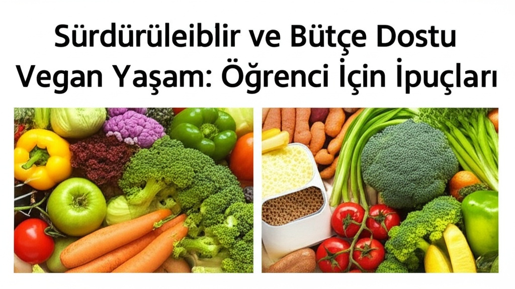 Sürdürülebilir ve Bütçe Dostu Vegan Yaşam: Öğrenci İçin İpuçları