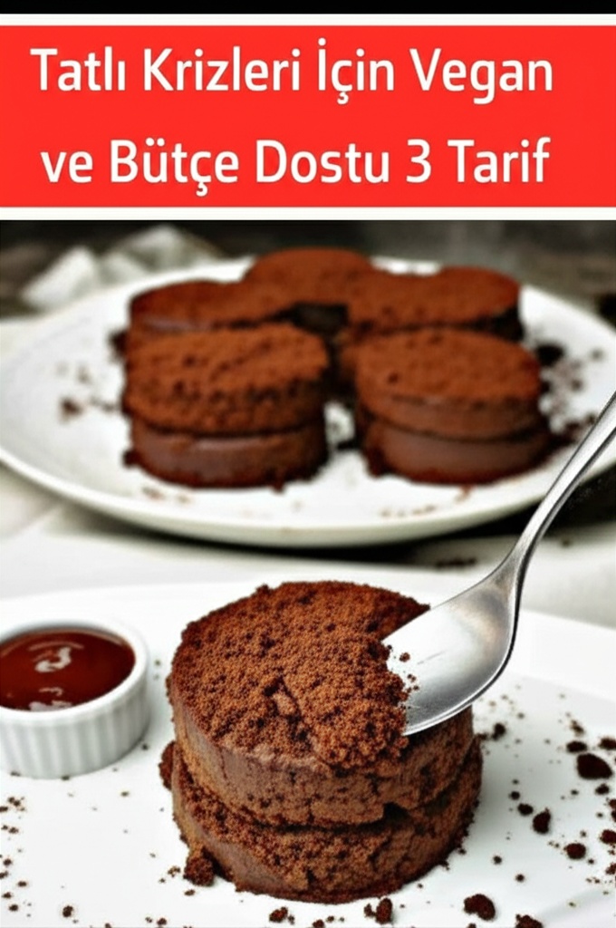 Tatlı Krizleri İçin Vegan ve Bütçe Dostu 3 Tarif