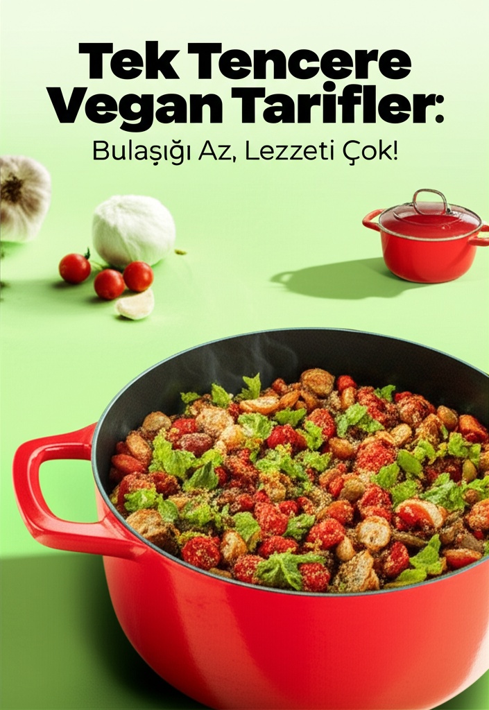Tek Tencere Vegan Tarifler: Bulaşığı Az, Lezzeti Çok!