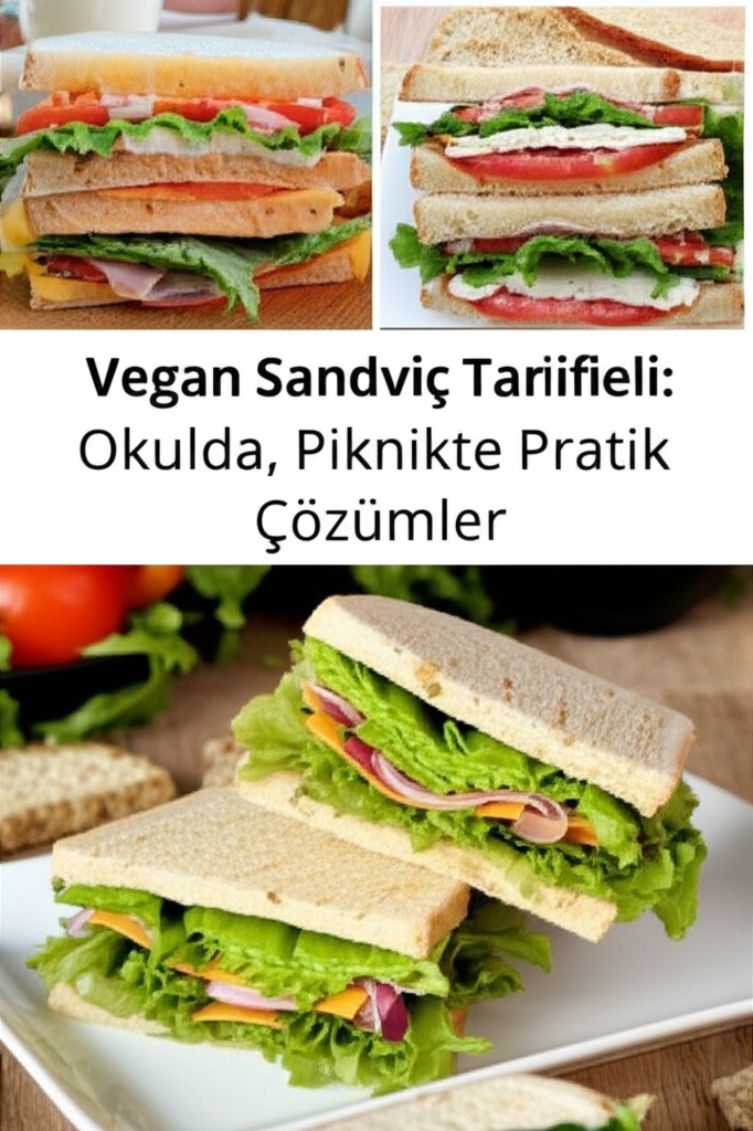 Vegan Sandviç Tarifleri: Okulda, Piknikte Pratik Çözümler
