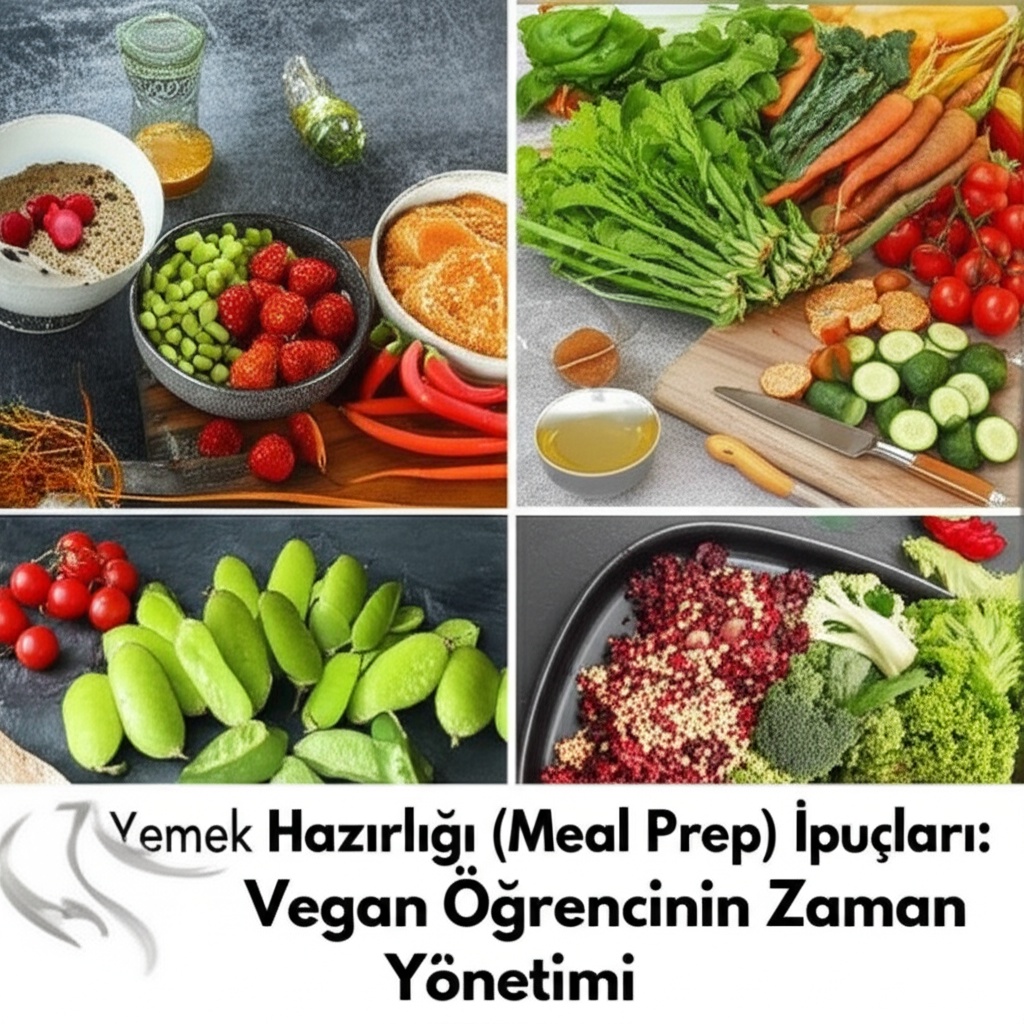 Yemek Hazırlığı (Meal Prep) İpuçları: Vegan Öğrencinin Zaman Yönetimi